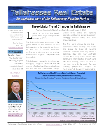 Real Estate Newsletter September 2013