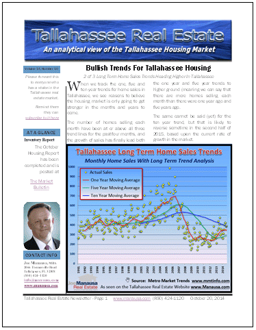 Real Estate Newsletter October 2014