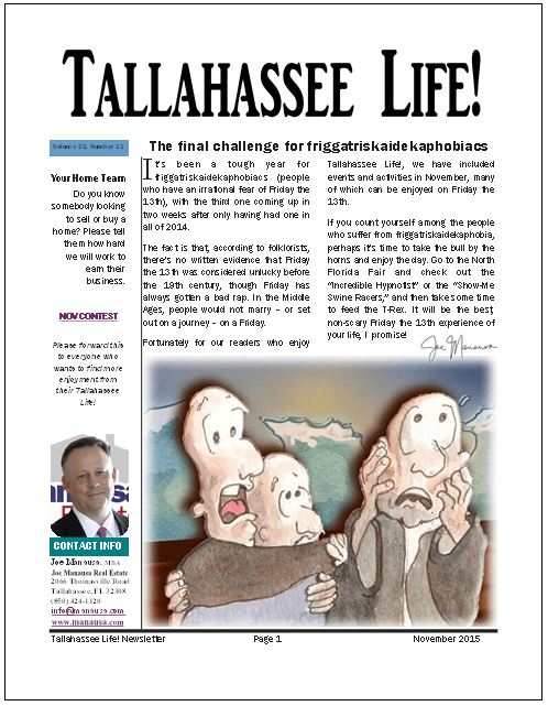 Tallahassee Life! November 2015