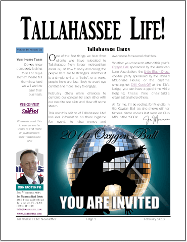 Tallahassee Life! February 2016