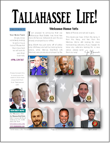 Tallahassee Life! April 2016