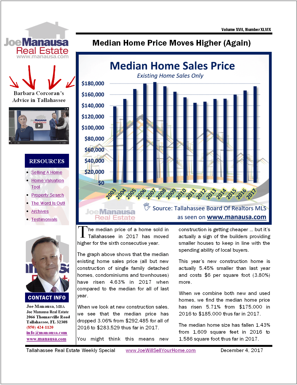Median Home Price Moves Higher (Again)