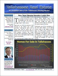 Tallahassee Real Estate Newsletter October 2013