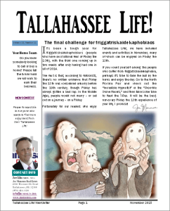 What's Happening in Tallahassee Florida