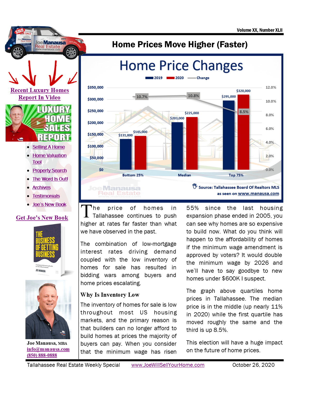 Home Prices Move Higher (Faster)